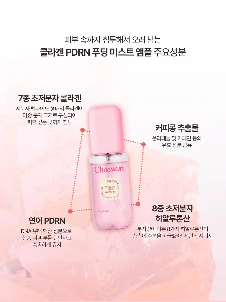 [화잘먹] 콜라겐 피디알엔 푸딩 미스트 앰플 100g 상세페이지 25